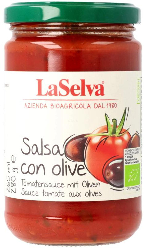 Produktfoto zu Tomatensauce mit Oliven
