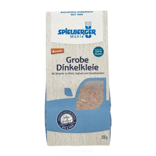 Produktfoto zu Dinkelkleie grob