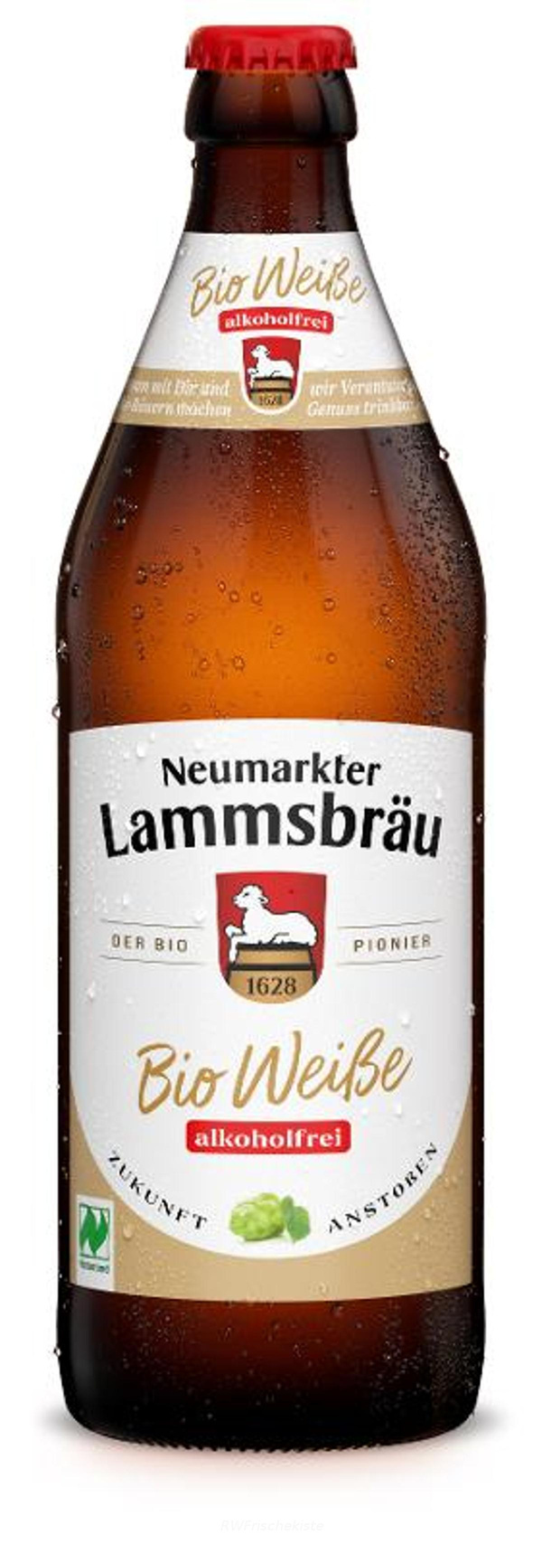 Produktfoto zu Lammsbräu Weisse alkoholfrei Flasche