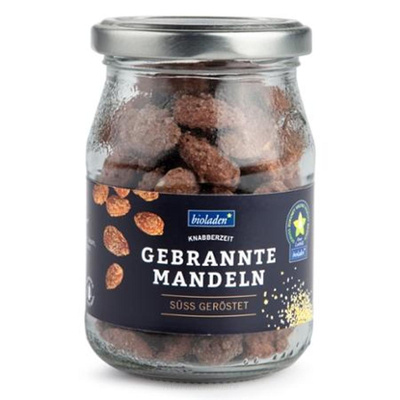 Produktfoto zu Mandeln gebrannt im Glas