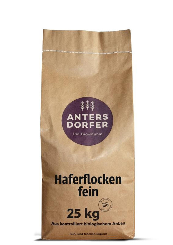 Produktfoto zu Hafer Flocken Fein 25kg