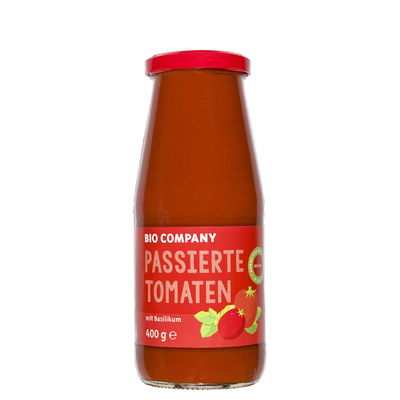 Produktfoto zu Passierte Tomaten mit Basiliku