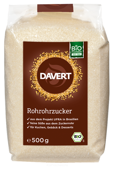Produktfoto zu Rohrohrzucker 500g