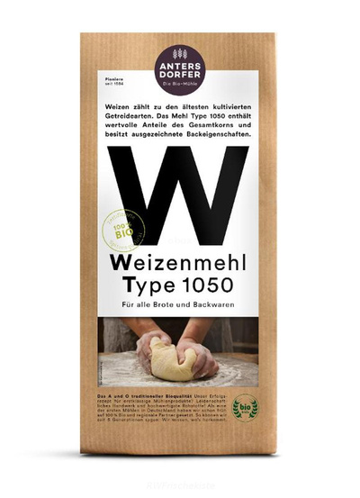 Produktfoto zu Weizenmehl Type 1050 1kg