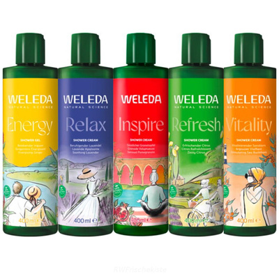 Produktfoto zu Weleda Dusch-Packet 5er
