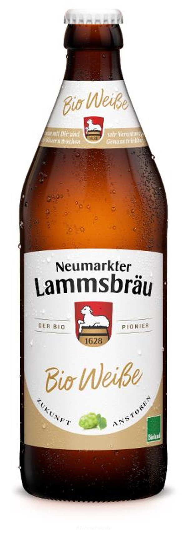 Produktfoto zu Lammsbräu Weisse (helles Hefe) Kasten