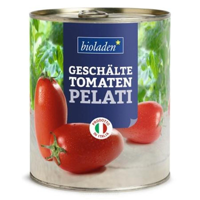 Produktfoto zu geschälte Tomaten Pelati 800g