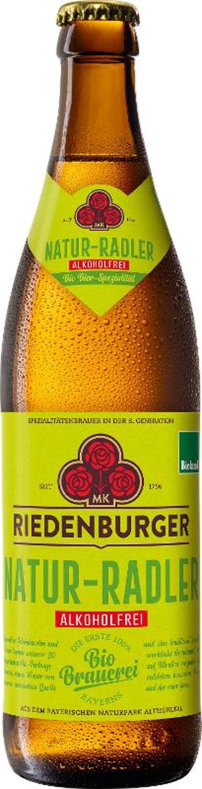 Produktfoto zu Riedenburger Natur-Radler alkoholfrei Flasche