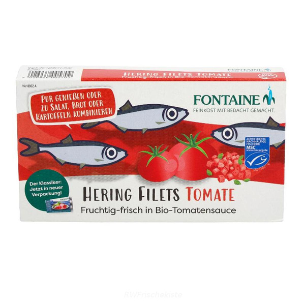 Produktfoto zu Zarte Heringsfilets in Tomatencreme