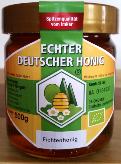 Produktfoto zu Fichtenhonig