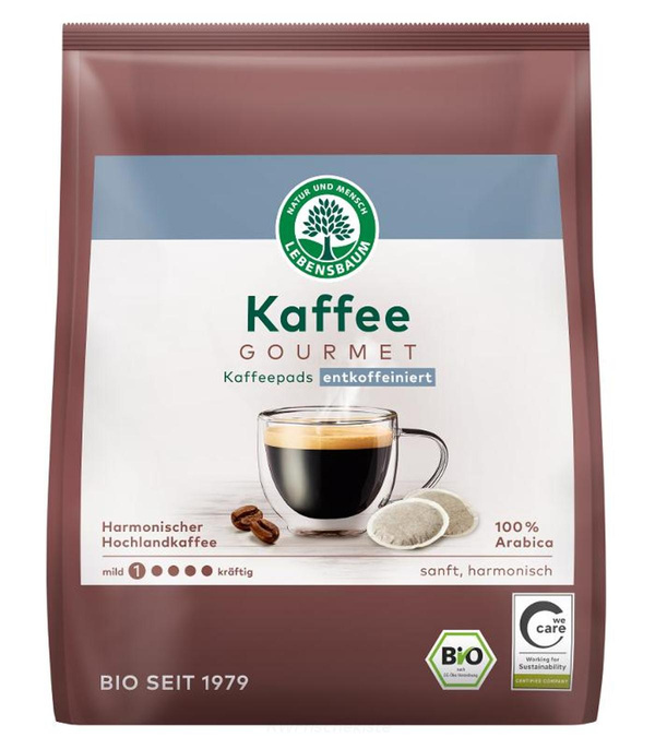 Produktfoto zu Cafe Crema Pads entcoffeiniert