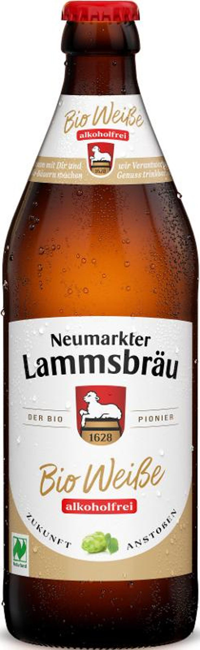Produktfoto zu Lammsbräu Weisse alkoholfrei Flasche