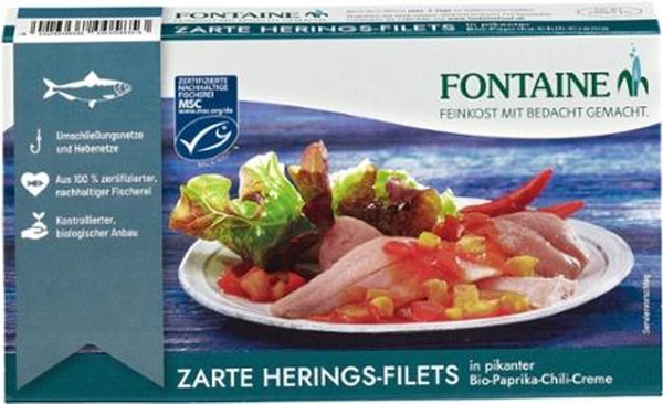 Produktfoto zu 6er Heringsfilets Paprika-Chil