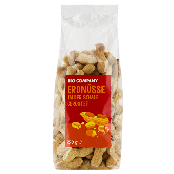 Produktfoto zu Erdnüsse geröstet in der Schale