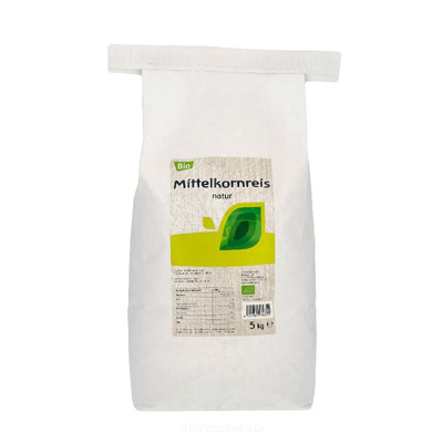 Produktfoto zu Mittelkornreis natur 5kg