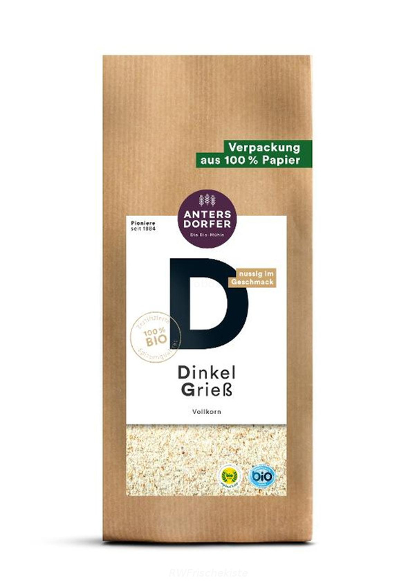 Produktfoto zu 6er Dinkel Grieß (Vollkorn)