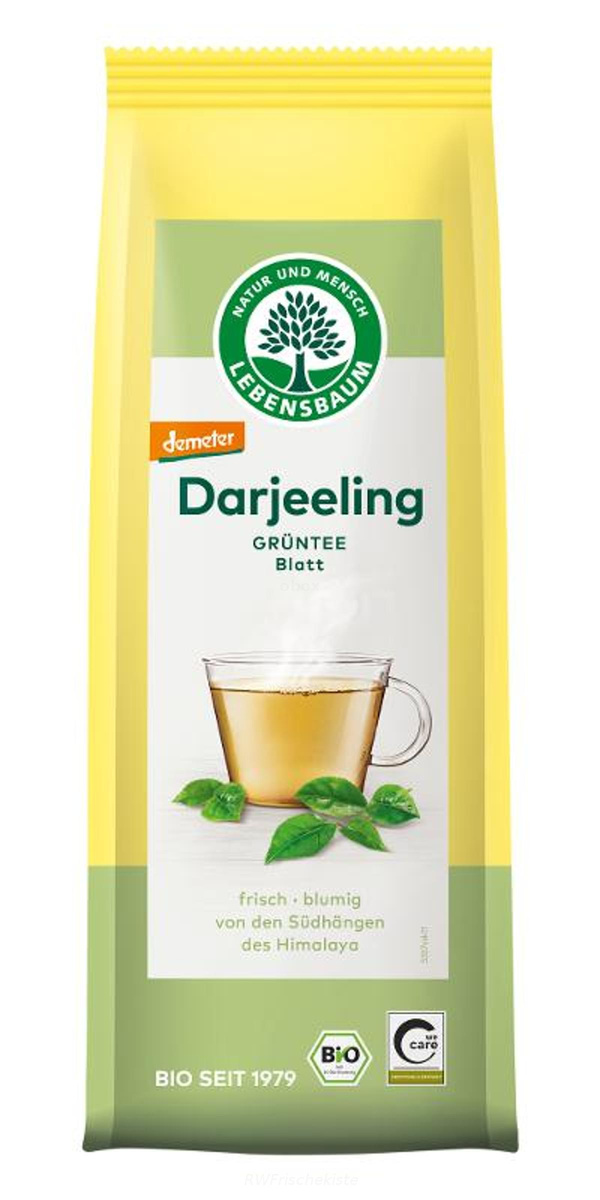 Produktfoto zu Grüntee Darjeeling Blatt