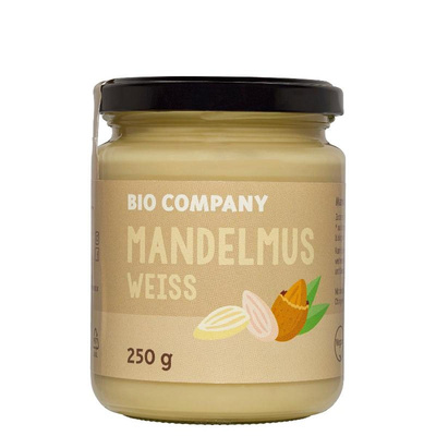 Produktfoto zu Mandelmus weiss (Glas)