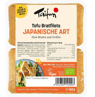 Produktfoto zu Tofu-Bratfilets Japan. Art 2St