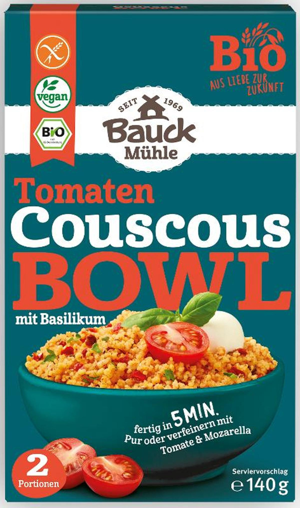 Produktfoto zu Couscous Bowl Tomate  _glutenfrei