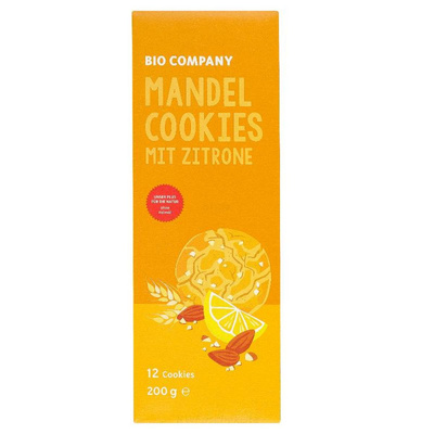 Produktfoto zu Mandelcookies mit Zitrone