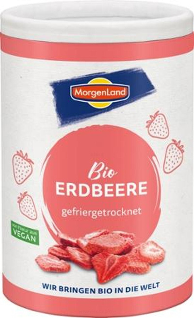 Produktfoto zu Erdbeeren gefriergetrocknet