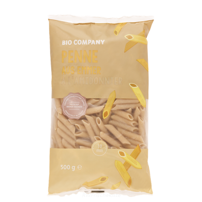 Produktfoto zu Penne aus Emmer-Grieß