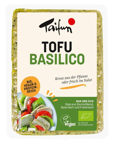 Produktfoto zu Tofu Mediterran Basilikum