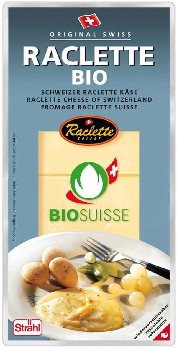 Produktfoto zu Schweizer Raclettekäse in Scheiben