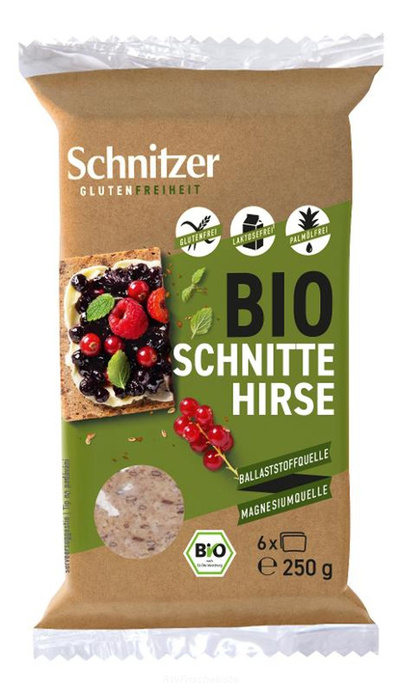 Produktfoto zu Hirse Schnitten glutenfrei