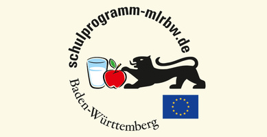 Logo Schulfruchtprogramm Schulmilchprogramm - wir sind zugelassener Lieferant