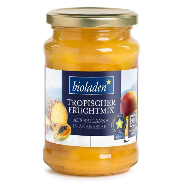 Produktfoto zu Tropischer Fruchtmix in Ananassaft
