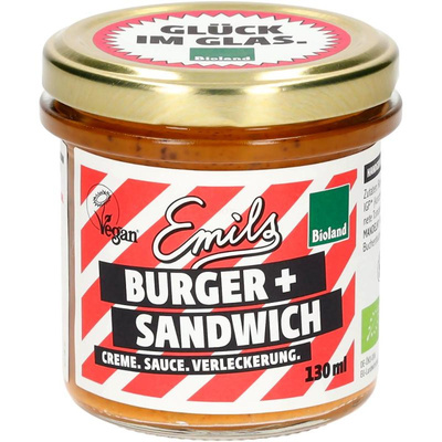 Produktfoto zu Burger + Sandwichcreme  vegan