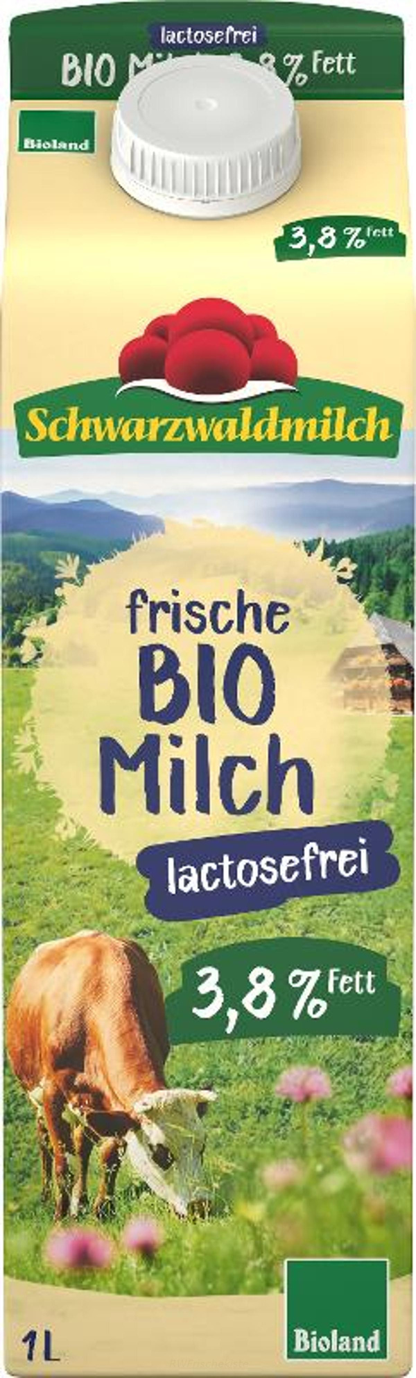 Produktfoto zu Frische Vollmilch lactosefrei