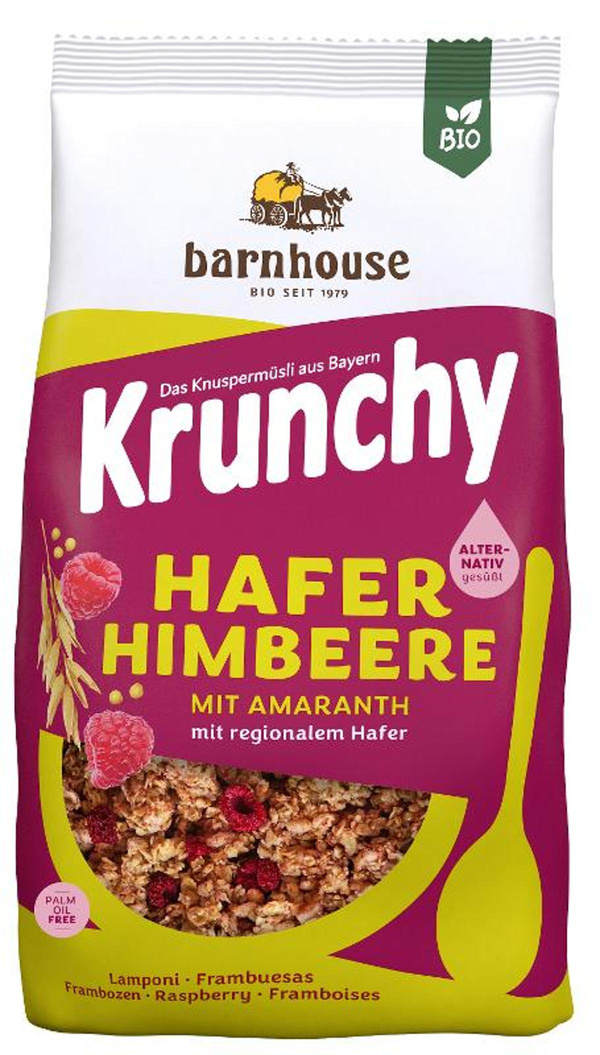 Produktfoto zu Krunchy Amaranth Himbeer Müsli