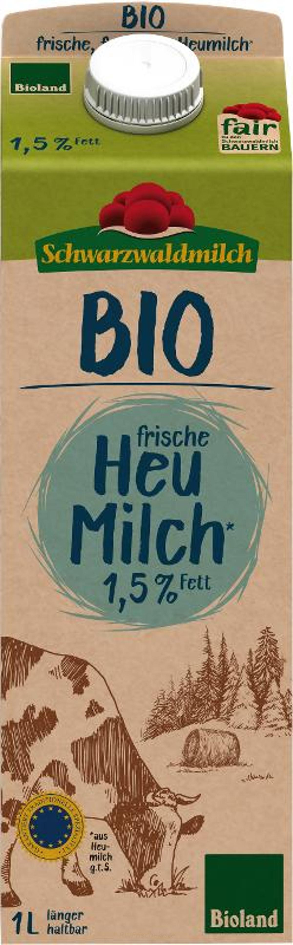 Produktfoto zu Heumilch 1,5% Tetra