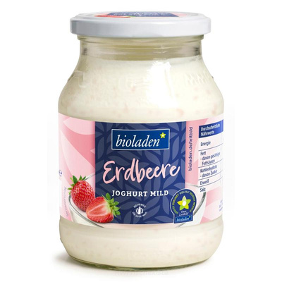 Produktfoto zu Joghurt Erdbeere Glas