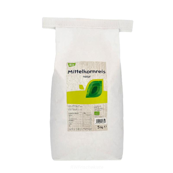 Produktfoto zu Mittelkornreis natur 5kg