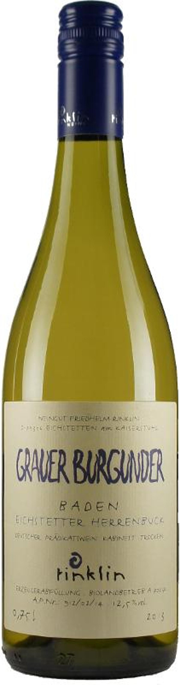 Produktfoto zu Grauer Burgunder trocken