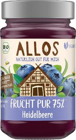Produktfoto zu Frucht Pur 75% Heidelbeere