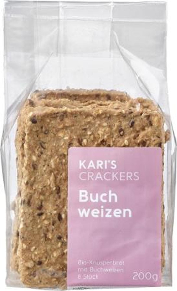 Produktfoto zu Knäckebrot Kari's Buchweizen