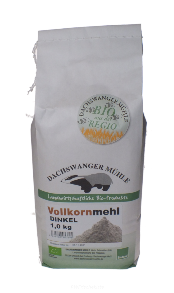 Produktfoto zu Dinkelmehl Vollkorn extra fein