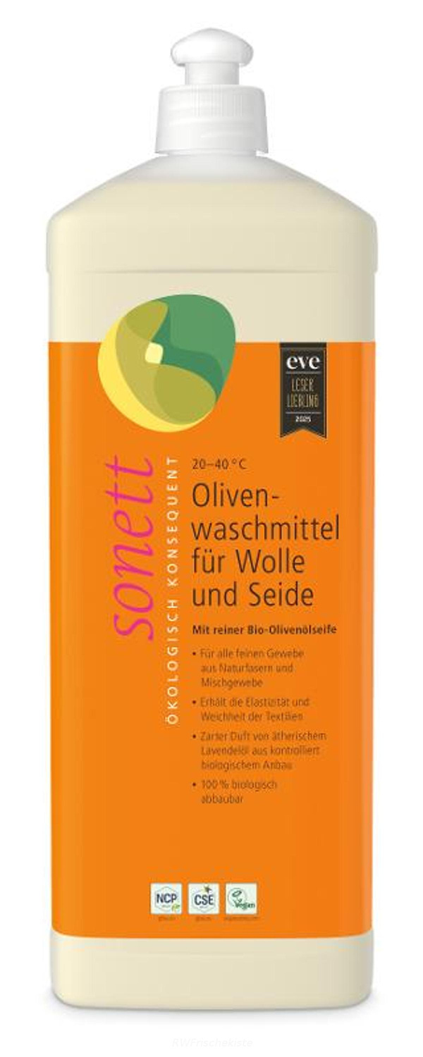 Produktfoto zu Olivenwaschmittel Wolle_ Seide