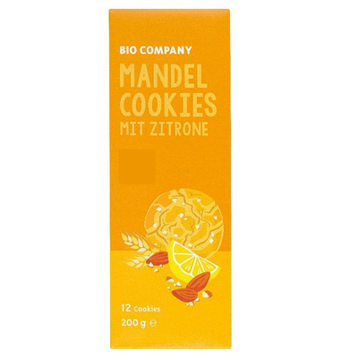 Produktfoto zu Mandelcookies mit Zitrone