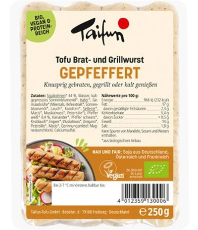 Produktfoto zu Brat- und Grillwurst Tofu