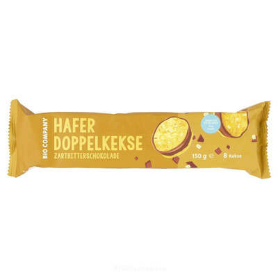 Produktfoto zu Haferdoppelkekse mit Zartbitte