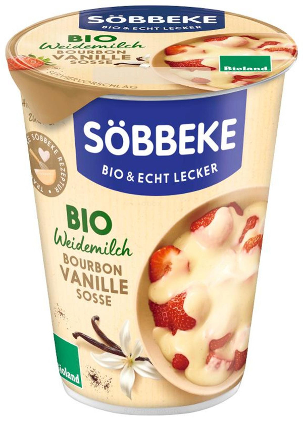Produktfoto zu Vanille-Soße mit Sahne