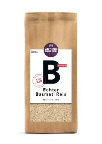 Produktfoto zu Echter Basmati Reis weiß 500g