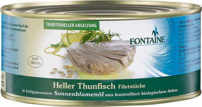 Produktfoto zu Heller Thunfisch Sonnenblumenöl 1000g