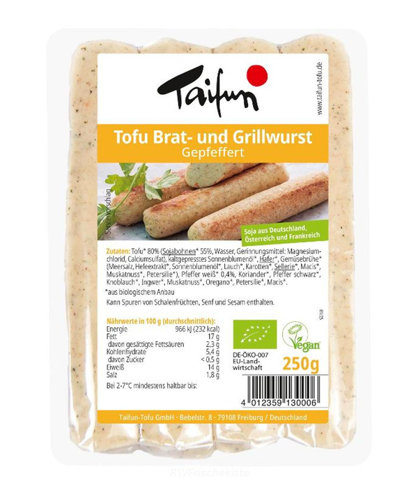 Produktfoto zu Brat- und Grillwurst Tofu